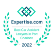 Expertise.com Best Car Accident Lawyers in Port Charlotte badge, 2022